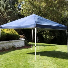 12x12 ft Oxford Fabric Replacement Pop-Up Canopy Shade Top - Blue by Sunnydaze