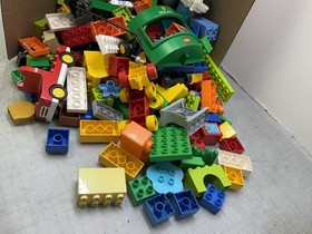 Lot of 10lbs of Assorted Lego Duplo Building Pieces