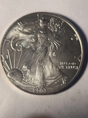 2003 Silver Eagle $1 Dollar 1oz Uncirculated-Gem BU