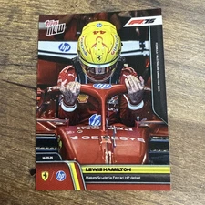 2025 Topps Now Formula 1 Scuderia Ferrari F1 Debut #12 Lewis Hamilton