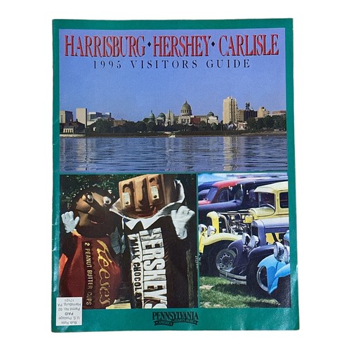 Harrisburg Hershey Carlisle Pennsylvania Visitors Guide 1995 Vintage
