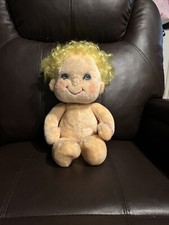 Vintage 1985 Kenner Blonde Yellow Hair Hugga Bunch Doll Precious Hugs NOSTALGIA