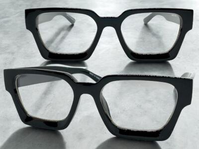 EASON Eyewear Herren Classic Vintage Retro Klare Brillengläser E2091