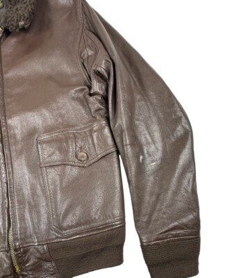美品 40's U.S Navy フライトスーツ Willis&Geiger製 Willis & Geiger Buaer US Navy G-1 VTG Leather Flight Jacket
