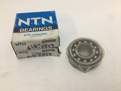NTN 1304C3 Self Aligning Bearing 20x52x15 mm 1304 C3 Japan 2 pcs