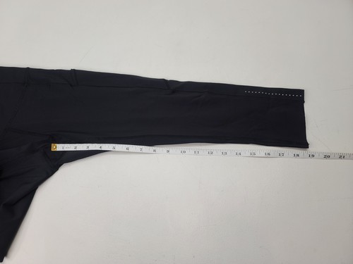 Lululemon Fast Free Crop II Nulux 19" Black Pockets Yoga Run Size 6 Womens - Picture 8 of 9