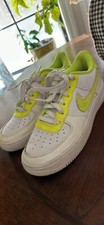 Nike Air Force 1 Low LV8 GS White Volt Pink DV1680 100 - SIZE 4.5Y