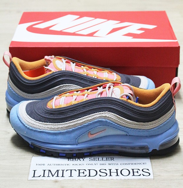 air max 97 light blue corduroy