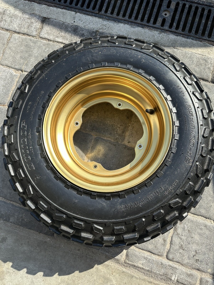 1985 YAMAHA TRI-Z 250 OEM Front Wheel Rim TIRE YTZ250 25 X 8 X 12