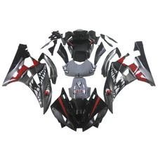 Shark Attack Gray ABS Fairings Plastics For Yamaha YZF R6 YZF-600 R6 2006 2007 