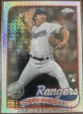 Owen White 2024 Topps Silver Pack Retro Rookie Refractor #T89C-13 Rangers RC