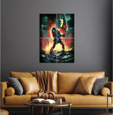 Stranger Things Poster Eddie Munson | 61 X 91 Cm | Offiziell Lizenziert | Druck Auf 150g Papier