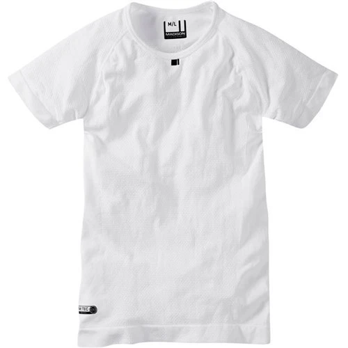 White Short Sleeve Cycling Base Layers