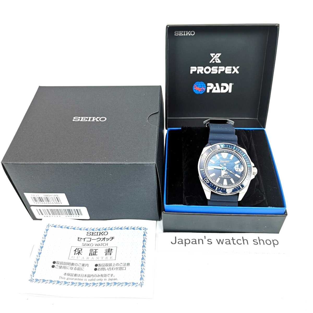 SEIKO PROSPEX SBDY123 Blue PADI Special Edition Automatic Men's