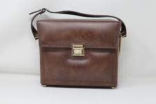 Vintage leather camera bag
