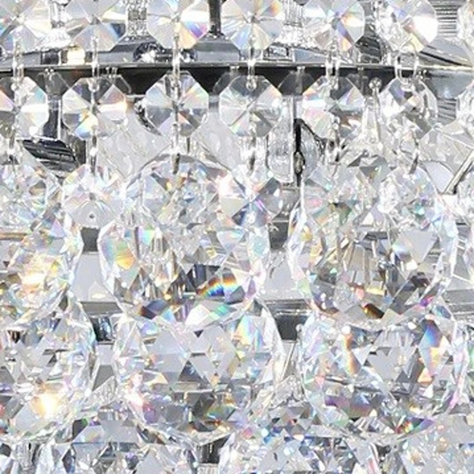 Luminária de teto LED de vidro transparente Lantern Empire com tons claros - Imagem 3 de 4