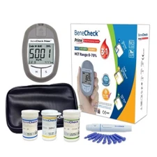 Benecheck Prime Multi-Monitoring Meter Blood Cholesterol Glucose Uric Acid