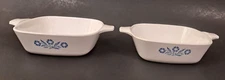 2 Corning Ware Blue Cornflower Petite Pans 1 3/4 Cup P-41 1961-1966