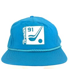 Vtg 90s Brendles Golf Club Cap Spell Out Logo Nylon Snap Back Baseball Dad Hat