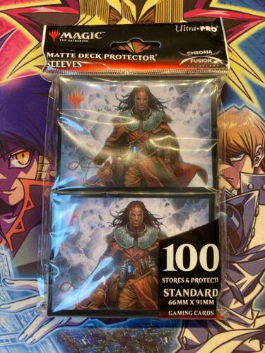 Protège-cartes Magic The Gathering Sleeves x100 UP - Commander 2019 - Sevinne - Photo 1/1