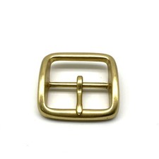 Solid Brass Square Pin Buckle 40mm Leather Belt Hardwares