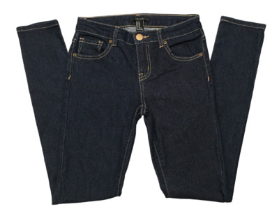 Forever 21 Girls/Misses Dark Blue Wash Stretch Denim Skinny Jeans Size 24