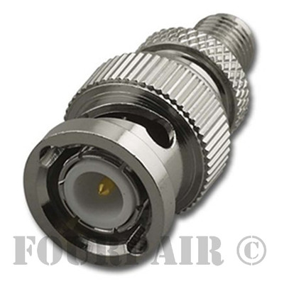 SMA Female to BNC Male - RF Coax Coaxial Adapter Converter Connector Jack Plug