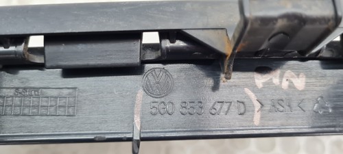 VW GOLF MK7 GTD GTI 2013 2014 2015 2016 BUMPER LOWER MIDDLE GRILL P/N 5G0853677D - Picture 9 of 12