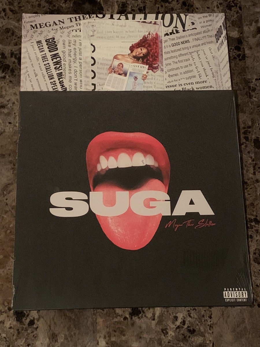 Megan Thee Stallion Suga Red Good News Cloudy Vinyl Sealed | eBay