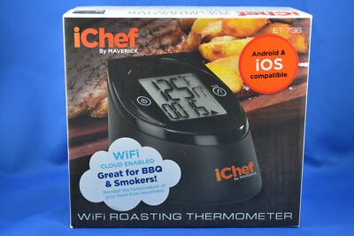 iChef by Maverick WiFi Roasting Thermometer ET-736 New In Box