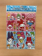 Sanrio My Melody Sticker Sheet 7 3/4" x 9 3/4" - New