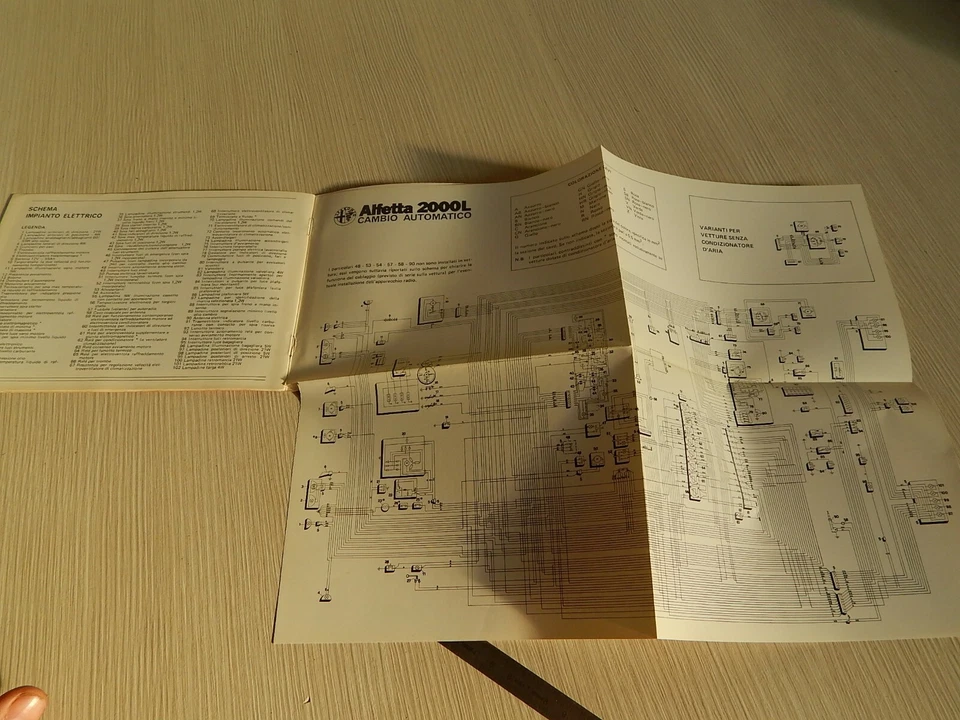 MANUALE USO MANUTENZIONE ORIGINALE 1978 ALFA ROMEO ALFETTA 2000 L C. AUTOMATICO - Immagine 4 di 4