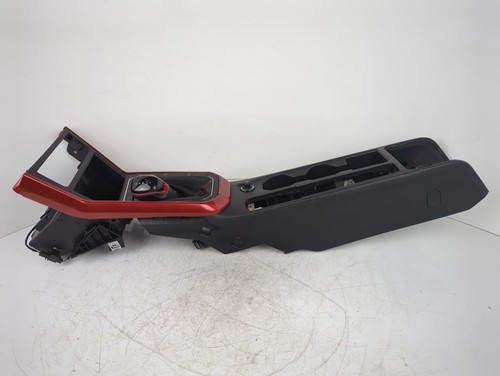 VW VOLKSWAGEN Polo GTI 2021-2024 GEAR KNOB AND RED TRIM ON CONSOLE (DAOBR1740)