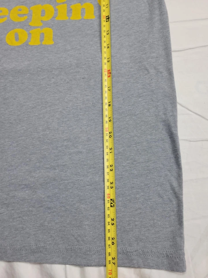 Camiseta Keep On Keepin' On para mujer talla mediana inspiradora yoga manga corta Foto 4 de 4