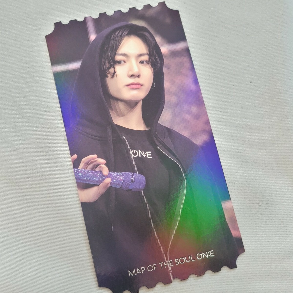 BTS MAP OF THE SOUL ON:E DVD トレカ　ジン BTS MAP OF THE SOUL ON:E DVD Official hologram photo ticket