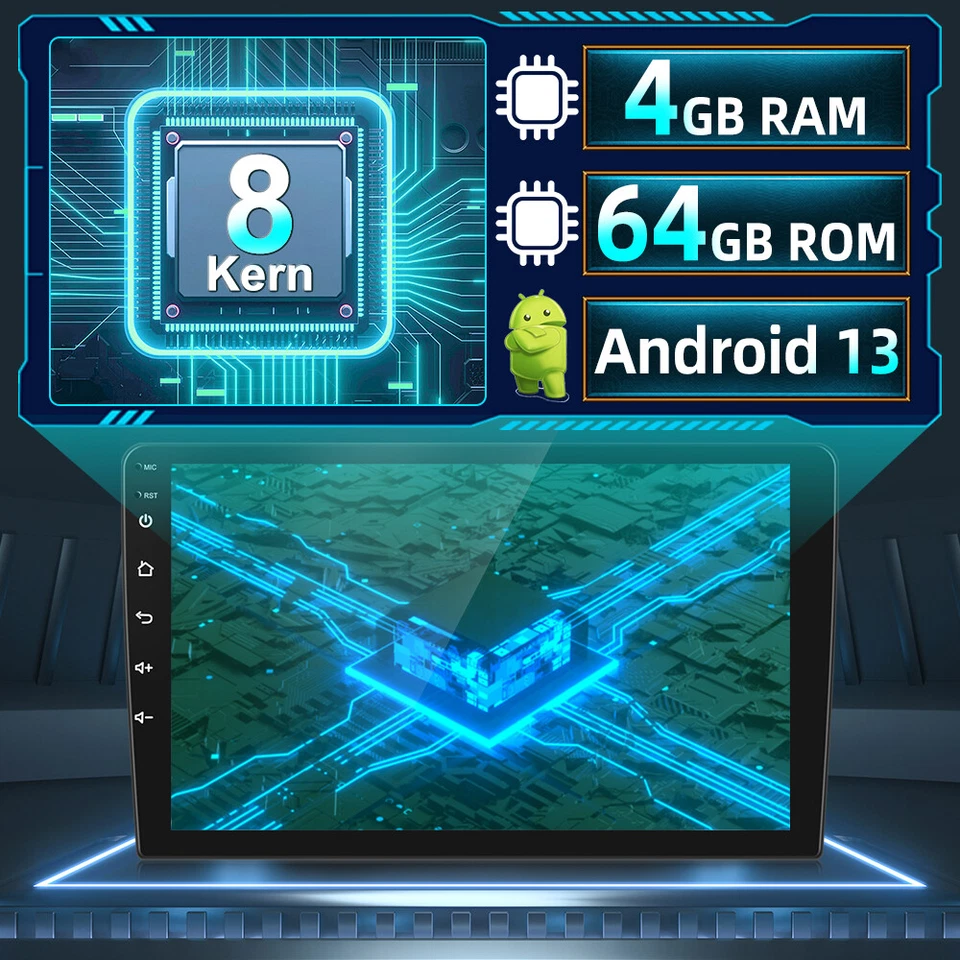 DAB+ Android 13 Autoradio Für Ford Transit Bus S Max Focus Kuga Fusion GPS Navi - Bild 4 von 4