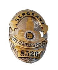 'Lethal Weapon 3' Martin Riggs Sergeant #8526 Prop Badge Replica Shield