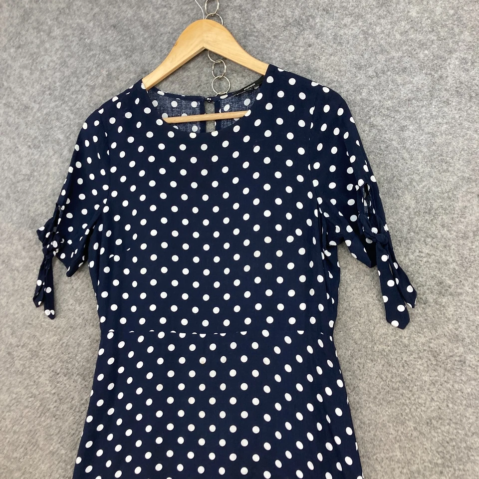 Платье Piper женское 10 синее в горошек короткий рукав сменное с подкладкой из вискозы 1920 - Изображение 2 из 4