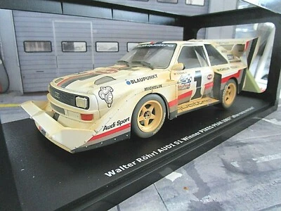 AUDI S1 E2 Sport Quattro Rallye EVO Pikes Peak 1987 DIRTY #1 Röhrl SP CMR 1:18 - Bild 1 von 4