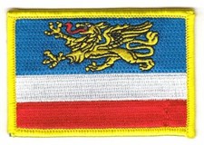 Aufnäher Rostock Patch Flagge Fahne