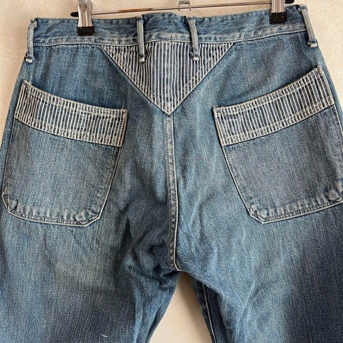 Kapital KIRO HIRATA Size 3 Straight Denim Jeans Pants Blue From JAPAN◎ - Picture 9 of 19