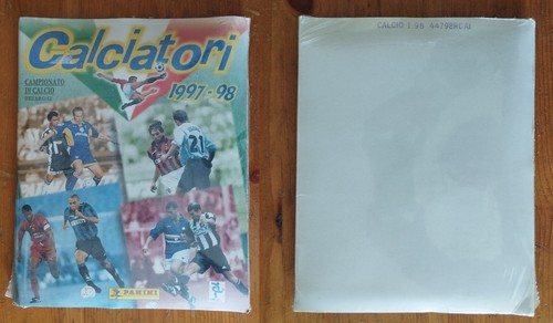 Album Sigillato Calciatori Panini 1997/1998/98 Factory Sealed-Sigillato Fabbrica