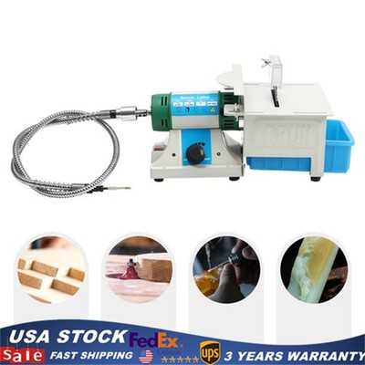 750W Multifunctional Bench Grinder, 110V Rock Polisher, 5-in-1 Bench Grinder Kit