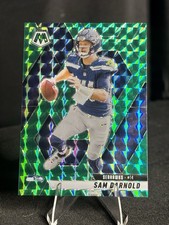 2025 Panini Mosaic - Sam Darnold #27 Green Mosaic Prizm