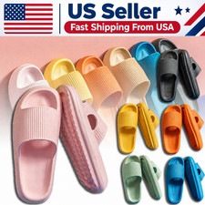 Cozy Pillow Slides Anti-Slip Sandals Ultra Soft Slippers Cloud Home Outdoor Shoe