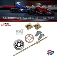 Rear Live Axle Wheel Hub Complete Kit For Go Kart Golf Cart ATV Buggy Quad 4in