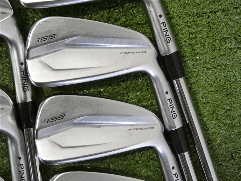 PING i59 Forged Irons 4-W AWT 2.0 X Extra Stiff Steel with Mid Grips Black Dot - Image 2 of 4