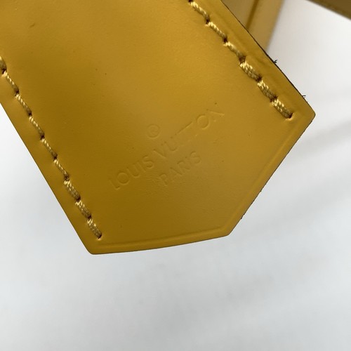 NWT AUTHENTIC Louis Vuitton Alma BB Epi Leather Satchel Handbag Goldish / Yellow - Picture 11 of 17