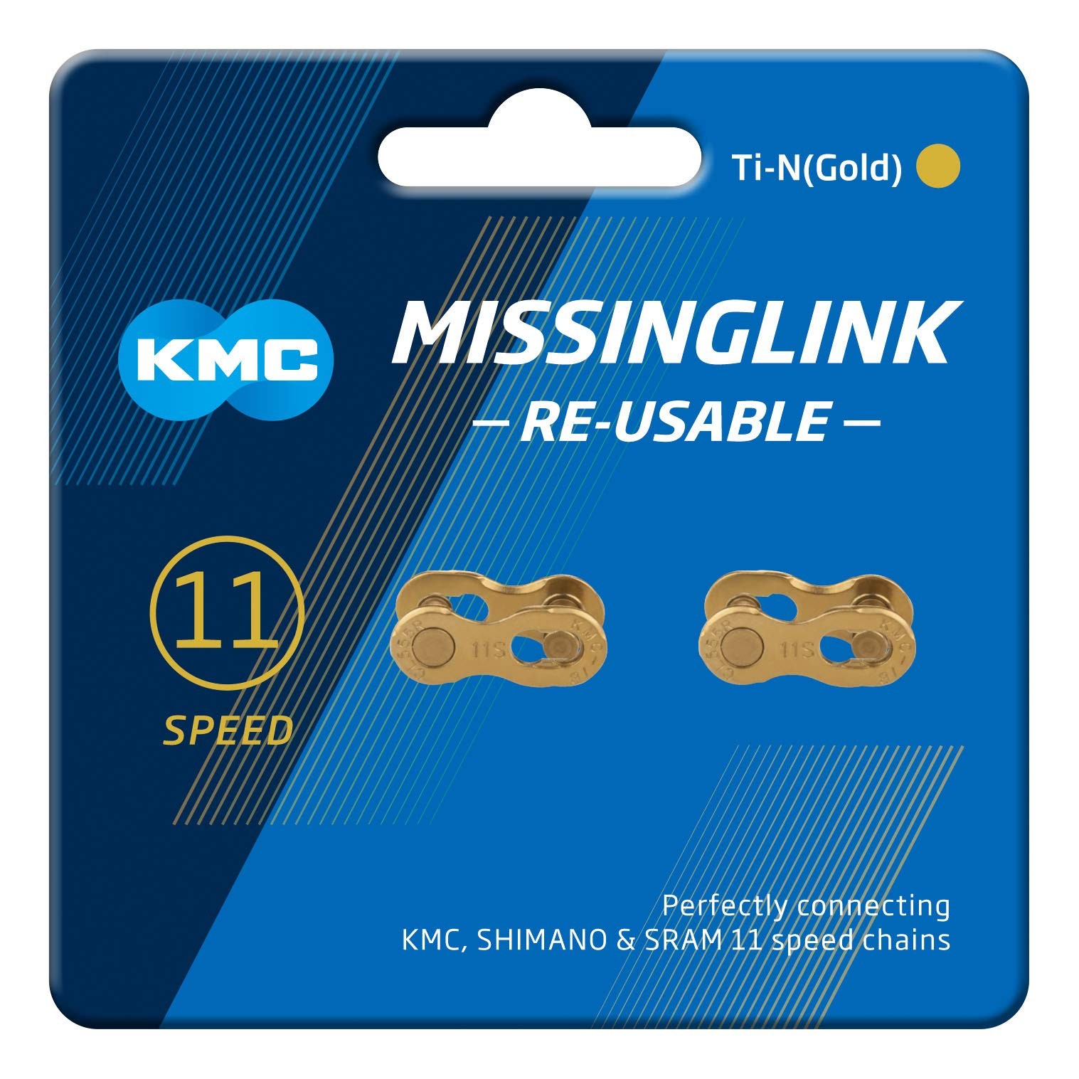 KMC 11 Speed MissingLink Ti-N Gold 2 Pairs 3390₽
