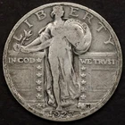 1927-S 25c Standing Liberty Quarter - Fine